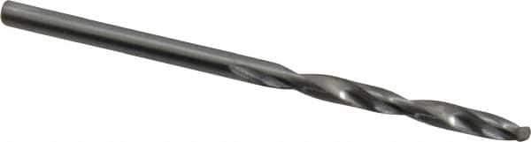 SGS - #33 118° Solid Carbide Jobber Drill - Bright Finish, Right Hand Cut, Spiral Flute, Straight Shank, 2-1/4" OAL, Faceted Point - Industrial Tool & Supply