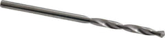 SGS - #40 118° Solid Carbide Jobber Drill - Bright Finish, Right Hand Cut, Spiral Flute, Straight Shank, 2" OAL, Faceted Point - Industrial Tool & Supply