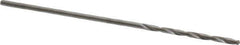 SGS - #67 118° Solid Carbide Jobber Drill - Bright Finish, Right Hand Cut, Spiral Flute, Straight Shank, 1-1/4" OAL, Faceted Point - Industrial Tool & Supply