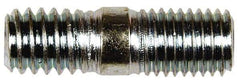 Dorman - M8x1.25 30mm OAL Unequal Double Threaded Stud - Steel, Black Oxide Finish, 20mm Long Thread Length, 10mm Short Thread Length, Metric - Industrial Tool & Supply