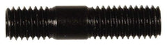 Dorman - M8x1.25 35mm OAL Unequal Double Threaded Stud - Steel, Black Oxide Finish, 16mm Long Thread Length, 10mm Short Thread Length, Metric - Industrial Tool & Supply