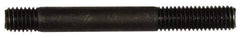 Dorman - M8x1.25 70mm OAL Unequal Double Threaded Stud - Steel, Black Oxide Finish, 24mm Long Thread Length, 10mm Short Thread Length, Metric - Industrial Tool & Supply