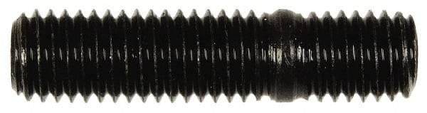 Dorman - M10x1.50 42mm OAL Unequal Double Threaded Stud - Steel, Black Oxide Finish, 27mm Long Thread Length, 12mm Short Thread Length, Metric - Industrial Tool & Supply