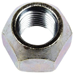 Dorman - M12-1.5 Zinc Finish Open Wheel Nut - 19mm Hex, 14mm OAL, 60° Seat Angle - Industrial Tool & Supply