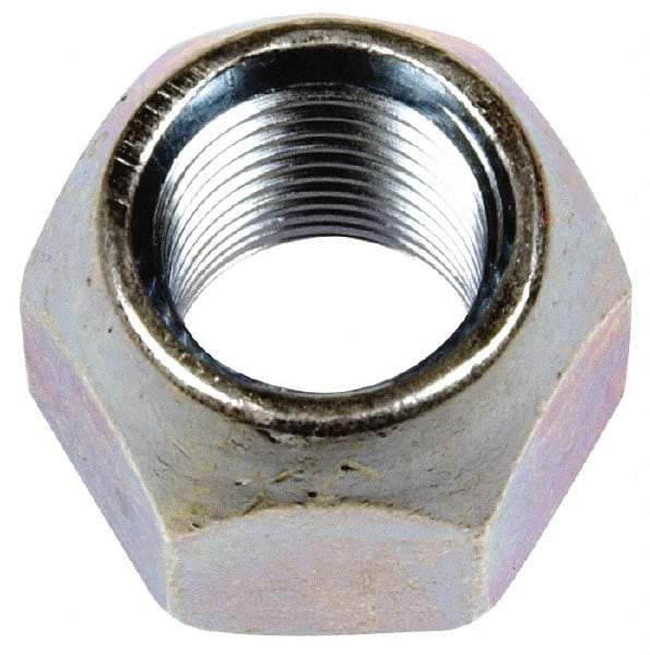 Dorman - M12-1.25 Chrome Finish Open Wheel Nut - 19mm Hex, 16mm OAL, 60° Seat Angle - Industrial Tool & Supply