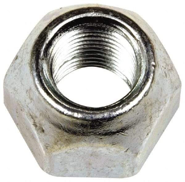 Dorman - M12-1.25 Zinc Finish Open Wheel Nut - 21mm Hex, 16mm OAL, 60° Seat Angle - Industrial Tool & Supply