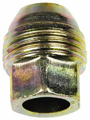 Dorman - M12-1.5 Zinc Finish Open Wheel Nut - 19mm Hex, 27.5mm OAL, 60° Seat Angle - Industrial Tool & Supply
