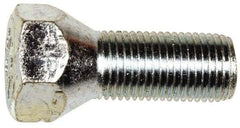 Dorman - 1/2-20, 3/4" Hex Wheel Bolt - 1" Thread Length, 60° Seat Angle - Industrial Tool & Supply