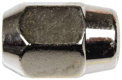 Dorman - M12-1.5 Chrome Finish Capped Wheel Nut - 21mm Hex, 33.5mm OAL, 60° Seat Angle - Industrial Tool & Supply
