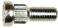 Dorman - 7/16-20 Serrated Bolt Wheel Stud - 0.564" Knurl, 1-5/16" OAL, 3/8" Shoulder Length - Industrial Tool & Supply