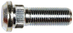 Dorman - 1/2-20 Serrated Bolt Wheel Stud - 0.63" Knurl, 1-17/32" OAL, 3/8" Shoulder Length - Industrial Tool & Supply