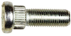 Dorman - 7/16-20 Serrated Bolt Wheel Stud - 0.575" Knurl, 1-3/8" OAL, 5/16" Shoulder Length - Industrial Tool & Supply