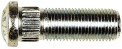Dorman - 1/2-20 Serrated Bolt Wheel Stud - 0.535" Knurl, 1-17/32" OAL, 5/16" Shoulder Length - Industrial Tool & Supply