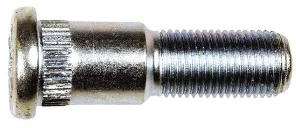 Dorman - 1/2-20 Serrated Bolt Wheel Stud - 0.622" Knurl, 1-13/16" OAL, 3/4" Shoulder Length - Industrial Tool & Supply