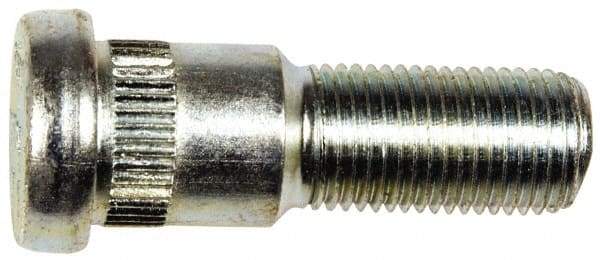 Dorman - 1/2-20 Serrated Bolt Wheel Stud - 5/8" Knurl, 1-11/16" OAL, 5/8" Shoulder Length - Industrial Tool & Supply