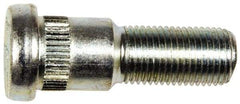 Dorman - 1/2-20 Serrated Bolt Wheel Stud - 5/8" Knurl, 1-11/16" OAL, 5/8" Shoulder Length - Industrial Tool & Supply