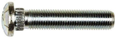 Dorman - 7/16-20 Serrated Bolt Wheel Stud - 0.475" Knurl, 2-1/8" OAL, 3/16" Shoulder Length - Industrial Tool & Supply