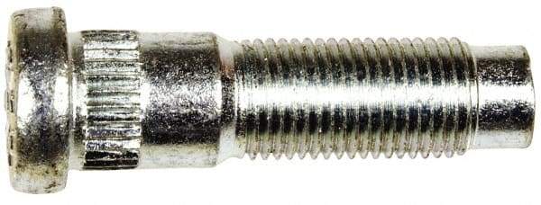 Dorman - 1/2-20 Serrated Bolt Wheel Stud - 0.56" Knurl, 2" OAL, 23/32" Shoulder Length - Industrial Tool & Supply