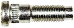 Dorman - 1/2-20 Serrated Bolt Wheel Stud - 0.56" Knurl, 2" OAL, 23/32" Shoulder Length - Industrial Tool & Supply