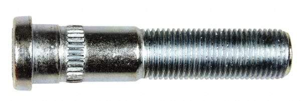Dorman - 9/16-18L Serrated Bolt Wheel Stud - 0.63" Knurl, 2-25/32" OAL, 1-1/8" Shoulder Length - Industrial Tool & Supply