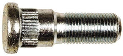 Dorman - 1/2-20 Serrated Bolt Wheel Stud - 0.621" Knurl, 1-5/8" OAL, 17/32" Shoulder Length - Industrial Tool & Supply
