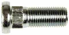 Dorman - M12-1.25 Serrated Bolt Wheel Stud - 13mm Knurl, 32mm OAL, 10mm Shoulder Length - Industrial Tool & Supply