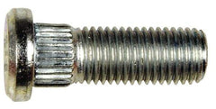 Dorman - M12-1.5 Serrated Bolt Wheel Stud - 12.95mm Knurl, 36mm OAL, 8mm Shoulder Length - Industrial Tool & Supply