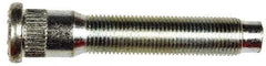 Dorman - 9/16-18 Serrated Bolt Wheel Stud - 0.677" Knurl, 3-9/32" OAL, 15/16" Shoulder Length - Industrial Tool & Supply