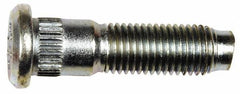 Dorman - M12-1.5 Serrated Bolt Wheel Stud - 13.46mm Knurl, 48mm OAL, 14mm Shoulder Length - Industrial Tool & Supply