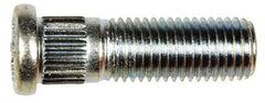 Dorman - M12-1.5 Serrated Bolt Wheel Stud - 12.5mm Knurl, 39.5mm OAL, 11.5mm Shoulder Length - Industrial Tool & Supply