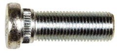 Dorman - M14-1.5 Serrated Bolt Wheel Stud - 15.88mm Knurl, 43mm OAL, 6mm Shoulder Length - Industrial Tool & Supply
