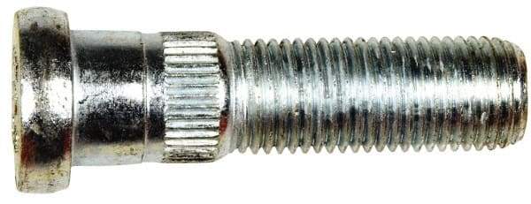 Dorman - M14-1.5 Serrated Bolt Wheel Stud - 16mm Knurl, 54.5mm OAL, 17.5mm Shoulder Length - Industrial Tool & Supply