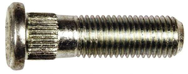 Dorman - M12-1.5 Serrated Bolt Wheel Stud - 13.08mm Knurl, 42mm OAL, 12.5mm Shoulder Length - Industrial Tool & Supply