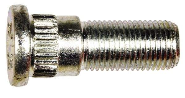 Dorman - 1/2-20 Serrated Bolt Wheel Stud - 0.618" Knurl, 1-15/32" OAL, 31/64" Shoulder Length - Industrial Tool & Supply