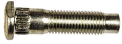 Dorman - M12-1.5 Serrated Bolt Wheel Stud - 13.41mm Knurl, 51.5mm OAL, 13.5mm Shoulder Length - Industrial Tool & Supply
