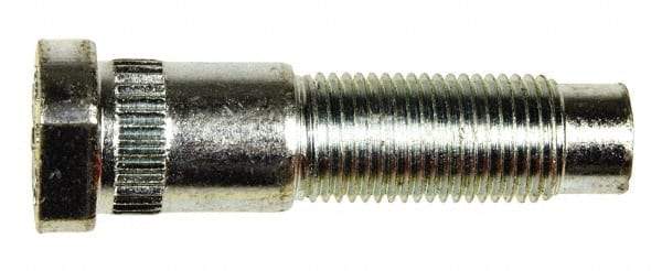 Dorman - 1/2-20 Serrated Bolt Wheel Stud - 0.585" Knurl, 2" OAL, 3/4" Shoulder Length - Industrial Tool & Supply
