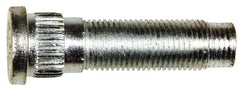 Dorman - 1/2-20 Serrated Bolt Wheel Stud - 0.615" Knurl, 1-31/32" OAL, 17/32" Shoulder Length - Industrial Tool & Supply