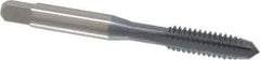 OSG - 1/4-20 UNC 3B 2 Flute elektraLUBE Finish High Speed Steel Straight Flute Standard Hand Tap - Plug, Right Hand Thread, 2-1/2" OAL, 1" Thread Length, H3 Limit - Exact Industrial Supply