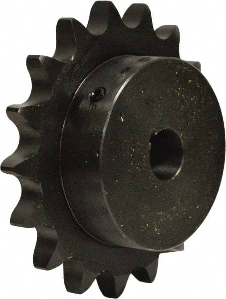 U.S. Tsubaki - 24 Teeth, 5/8" Chain Pitch, Chain Size 50, Finished Bore Sprocket - 1-3/8" Bore Diam, 4.788" Pitch Diam, 5.12" Outside Diam - Industrial Tool & Supply