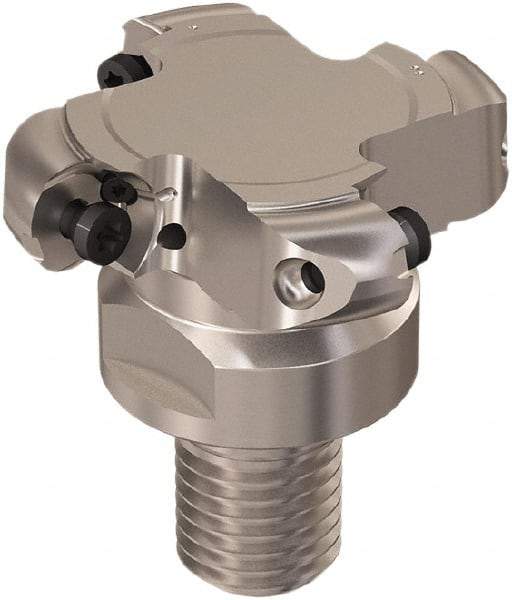 Seco - Modular Connection Connection, 0.236" Cutting Width, 19/64" Depth of Cut, 1-1/2" Cutter Diam, 6 Tooth Indexable Slotting Cutter - R335.29 Toolholder, RD.. 06.. Insert, Right Hand Cutting Direction - Industrial Tool & Supply