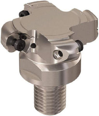 Seco - Modular Connection Connection, 0.236" Cutting Width, 19/64" Depth of Cut, 1-1/2" Cutter Diam, 6 Tooth Indexable Slotting Cutter - R335.29 Toolholder, RD.. 06.. Insert, Right Hand Cutting Direction - Industrial Tool & Supply
