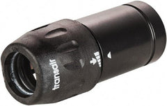 Transair - 7/8" ID, 25mm OD, 25 mm to 16.5 mm Plug-In Reducer - Plastic, 232 Max psi, 3" Long - Industrial Tool & Supply