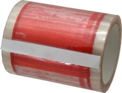 Nifty Products - 333 Piece, 5" Long x 5" Wide, Tape Roll - Packing Slip Enclosed, Clear with Red Border - Industrial Tool & Supply