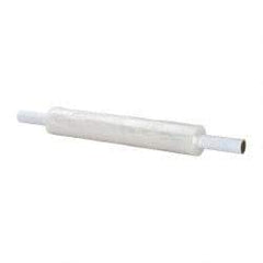 Stretch Associates - 20" x 1,000' 70 Gauge Clear Hand Held Stretch & Pallet Wrap with Extended Core - 70 Gauge, Clear - Industrial Tool & Supply