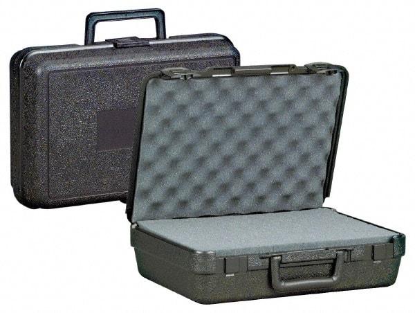 Platt - 19" Wide, Clamshell Hard Case - Black, Polyethylene - Industrial Tool & Supply