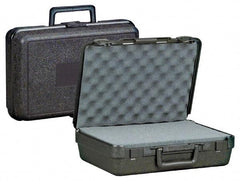 Platt - 19" Wide, Clamshell Hard Case - Black, Polyethylene - Industrial Tool & Supply