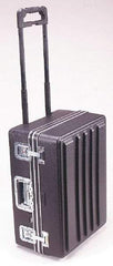 Platt - 21-1/2" Wide x 13-3/4" High, Shipping/Travel Case - Black, Polyethylene - Industrial Tool & Supply