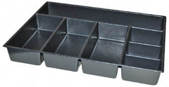 Kennedy - Tool Box Durable ABS Plastic Organizer - 23" Wide x 16-1/2" Deep x 4" High, Black, For 27" Wide Roller Cabinets - Industrial Tool & Supply