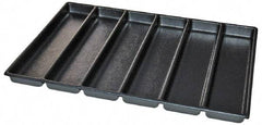 Kennedy - Tool Box Durable ABS Plastic Organizer - 25" Wide x 18-1/2" Deep x 2" High, Black, For 29" Wide Roller Cabinets - Industrial Tool & Supply