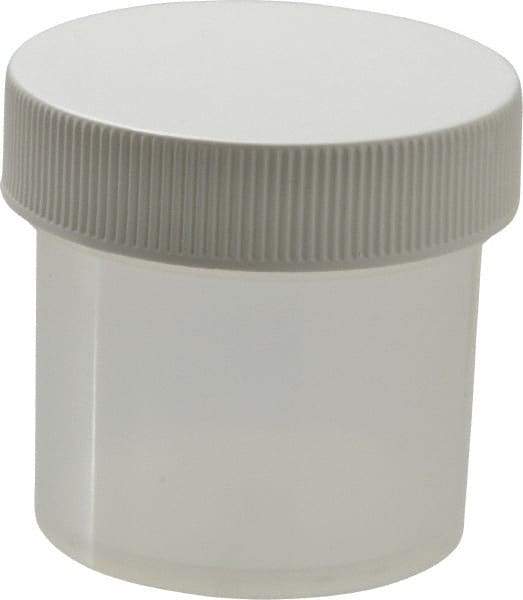 Dynalon Labware - 1 oz Jar - Polypropylene, Translucent, 1.57" High x 1.69" Diam, 1.69" Cap - Industrial Tool & Supply